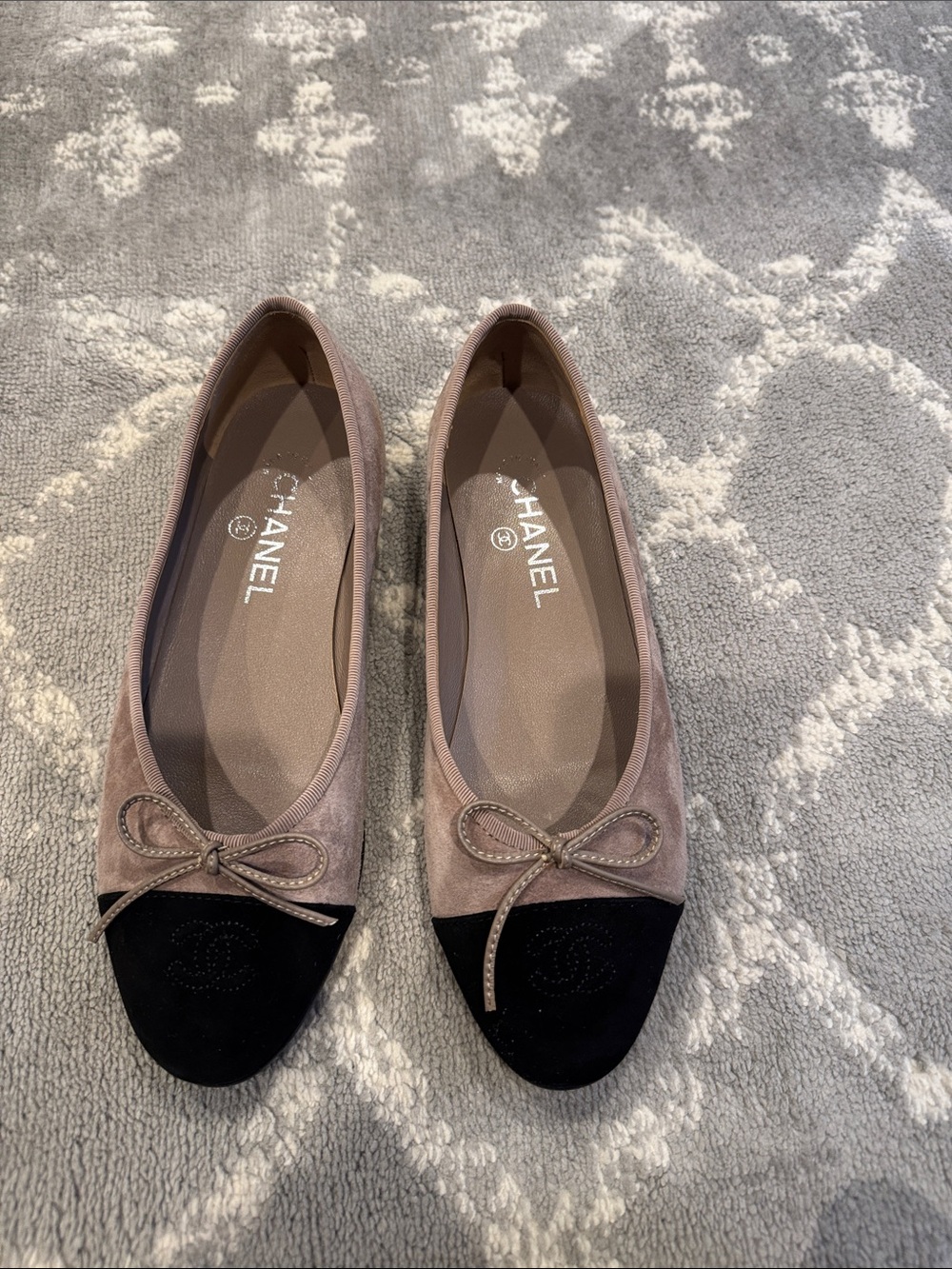 CHANEL style ballet flats